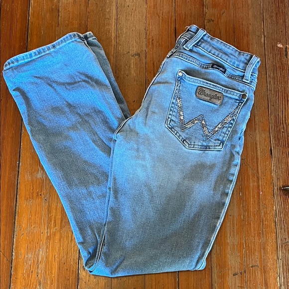 Wrangler Denim - Wrangler Women’s Light Blue Bootcut Jeans
